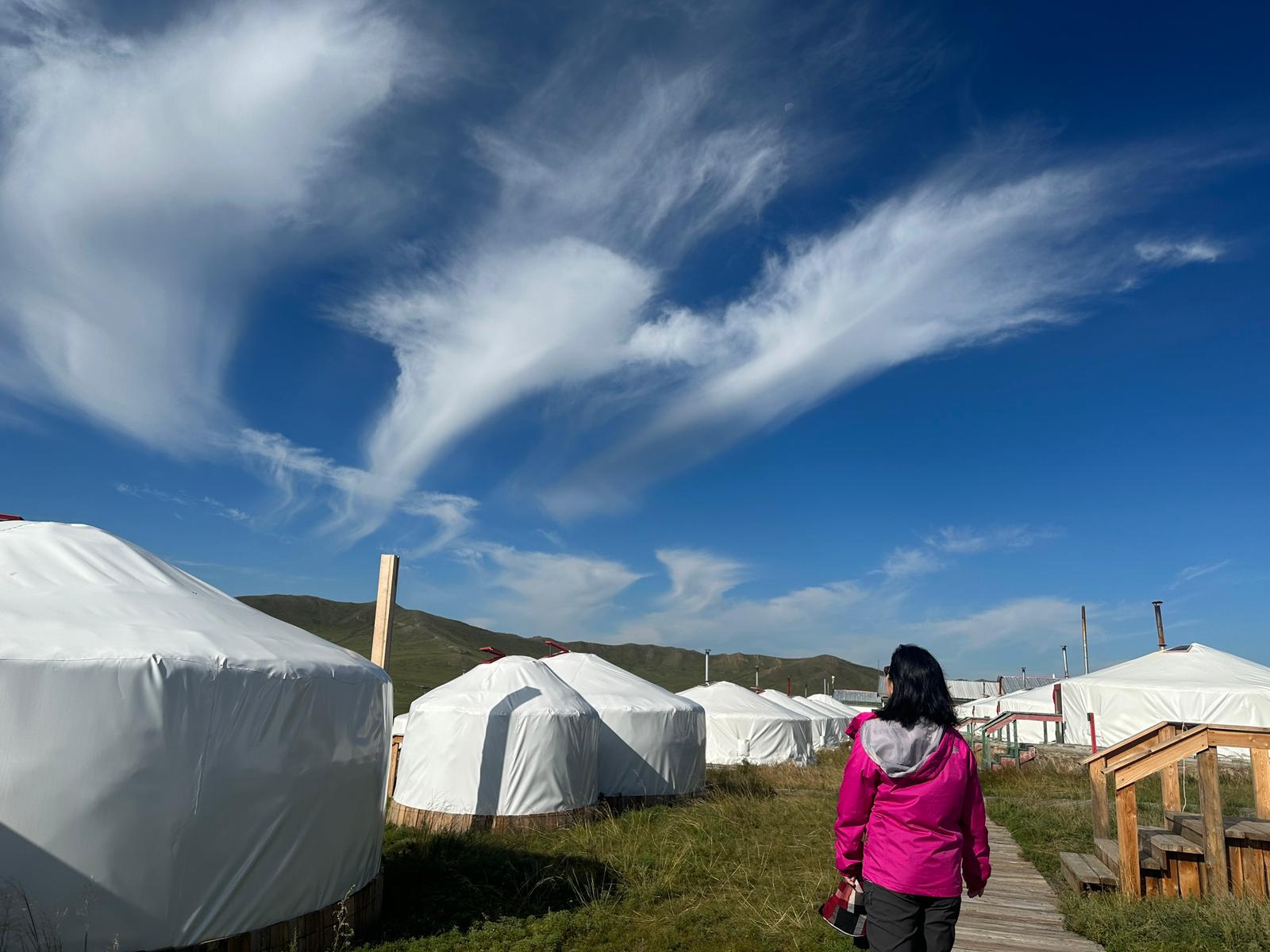 Mongolia Blue Sky